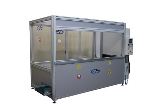 machine with interchangeable fixture GS-014-TCA