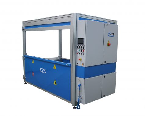 machine with interchangeable fixture GS-014-TL